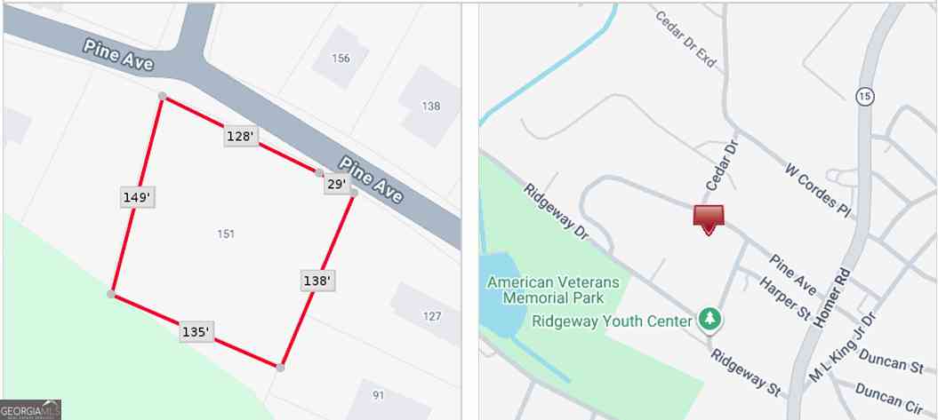 Vacant Land For Sale - 151 Pine Avenue<br/> Jackson County, Commerce, GA 30529