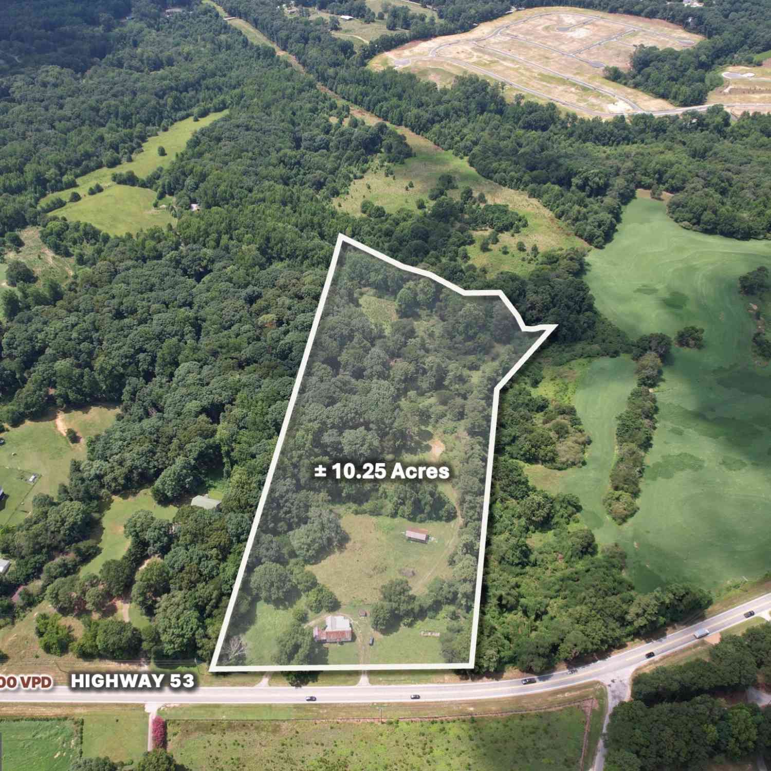 Vacant Land For Sale - 7595 Highway 53<br/> Jackson County, Braselton, GA 30517