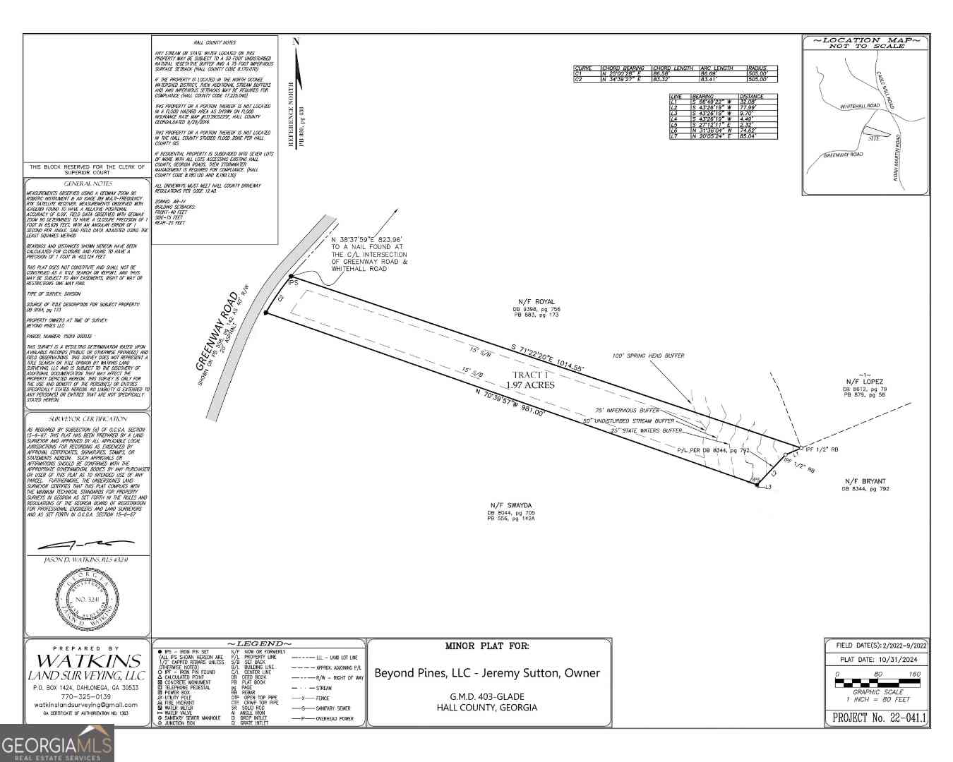 Vacant Land For Sale - 4344 Greenway Road<br/> Lula, GA 30554