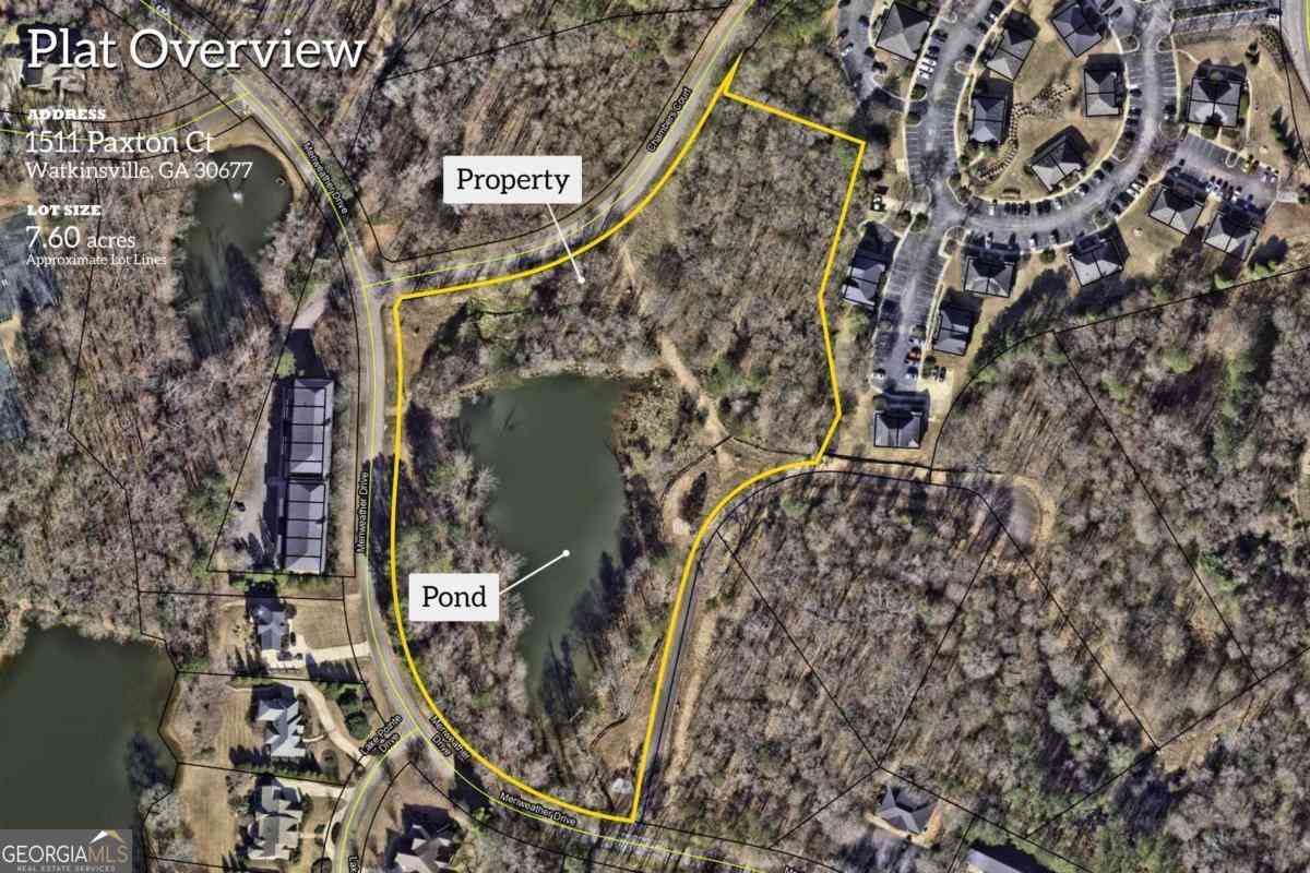 Vacant Land For Sale - 1511 Paxton Court<br/> Watkinsville, GA 30677