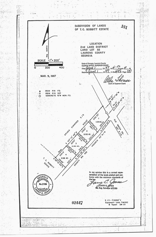 Vacant Land For Sale - Old Montrose Road<br/> Laurens County, Montrose, GA 31065