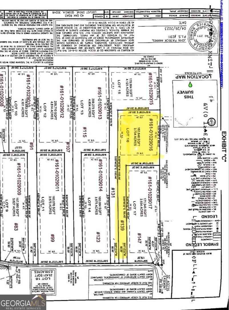 Vacant Land For Sale - 139 Oak Road #LOT 16<br/> Locust Grove, GA 30248