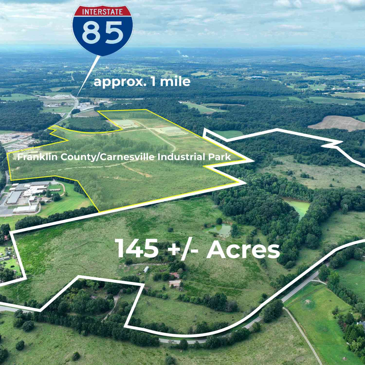 Vacant Land For Sale - Turkey Creek Road<br/> Franklin County, Carnesville, GA 30521