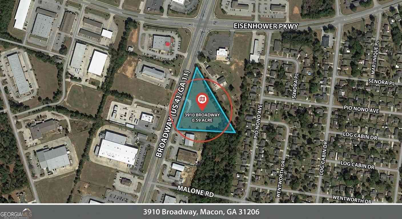 Vacant Land For Sale - 3910 Broadway<br/> Bibb County, Macon, GA 31206