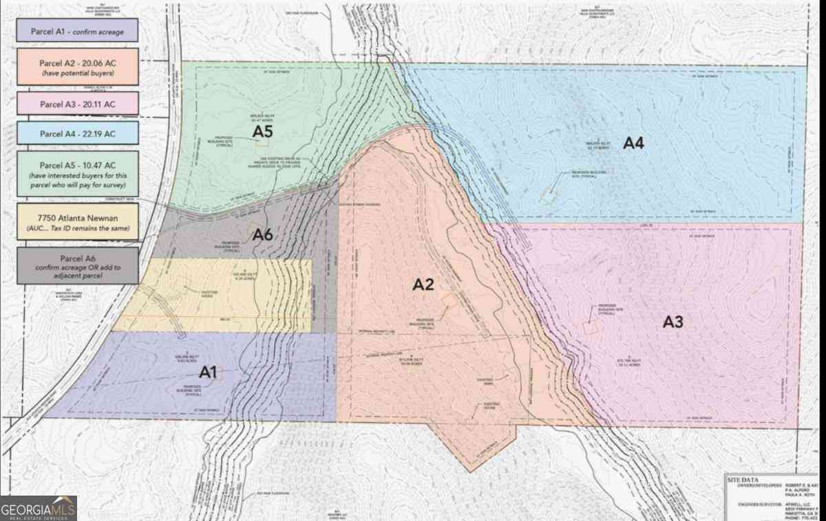 Vacant Land For Sale - 7790 Atlanta Newnan Road<br/> Chattahoochee Hills, GA 30268