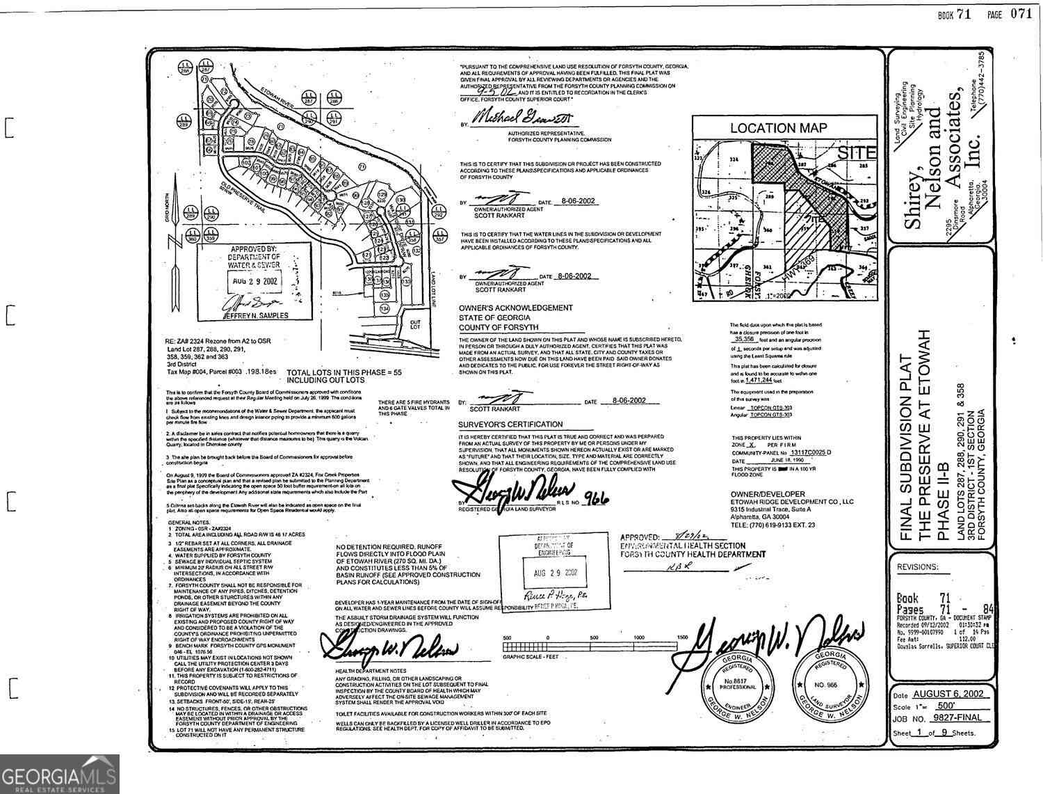 Vacant Land For Sale - 9325 Waterside Drive #127<br/> Forsyth County, Ball Ground, GA 30107