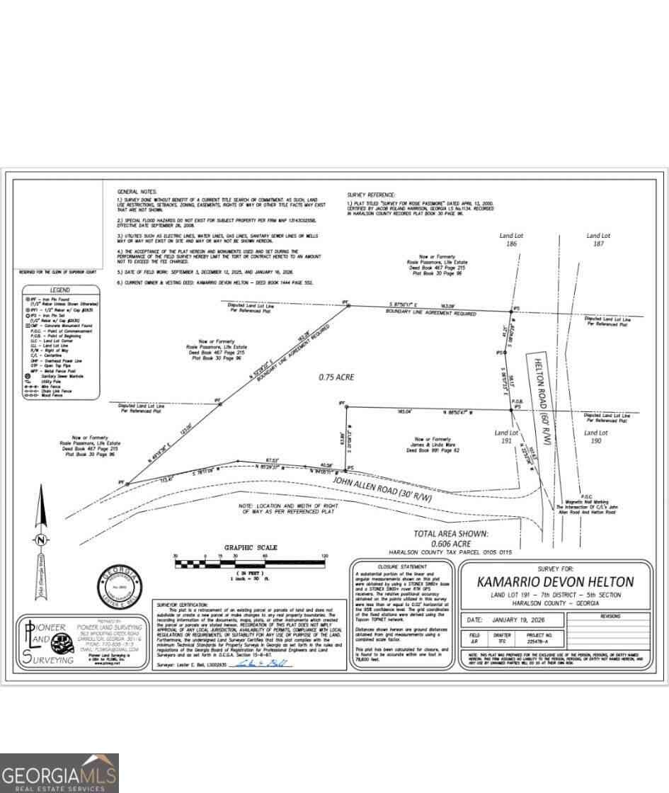 Vacant Land For Sale - John Allen Road<br/> Bremen, GA 30110