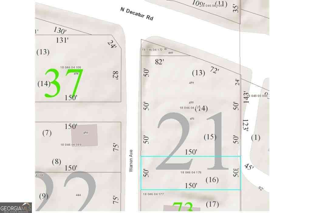 Vacant Land For Sale - 447 Warren Avenue<br/> Scottdale, GA 30079