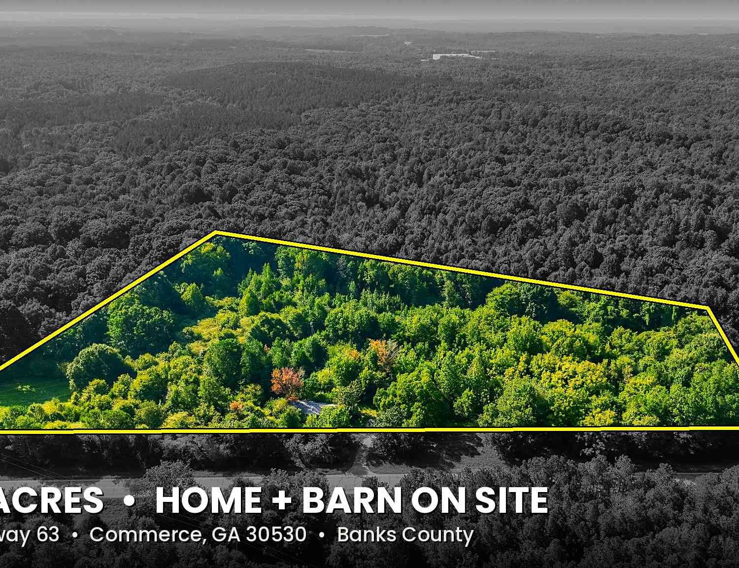 Vacant Land For Sale - 1210 Highway 63<br/> Banks County, Commerce, GA 30530