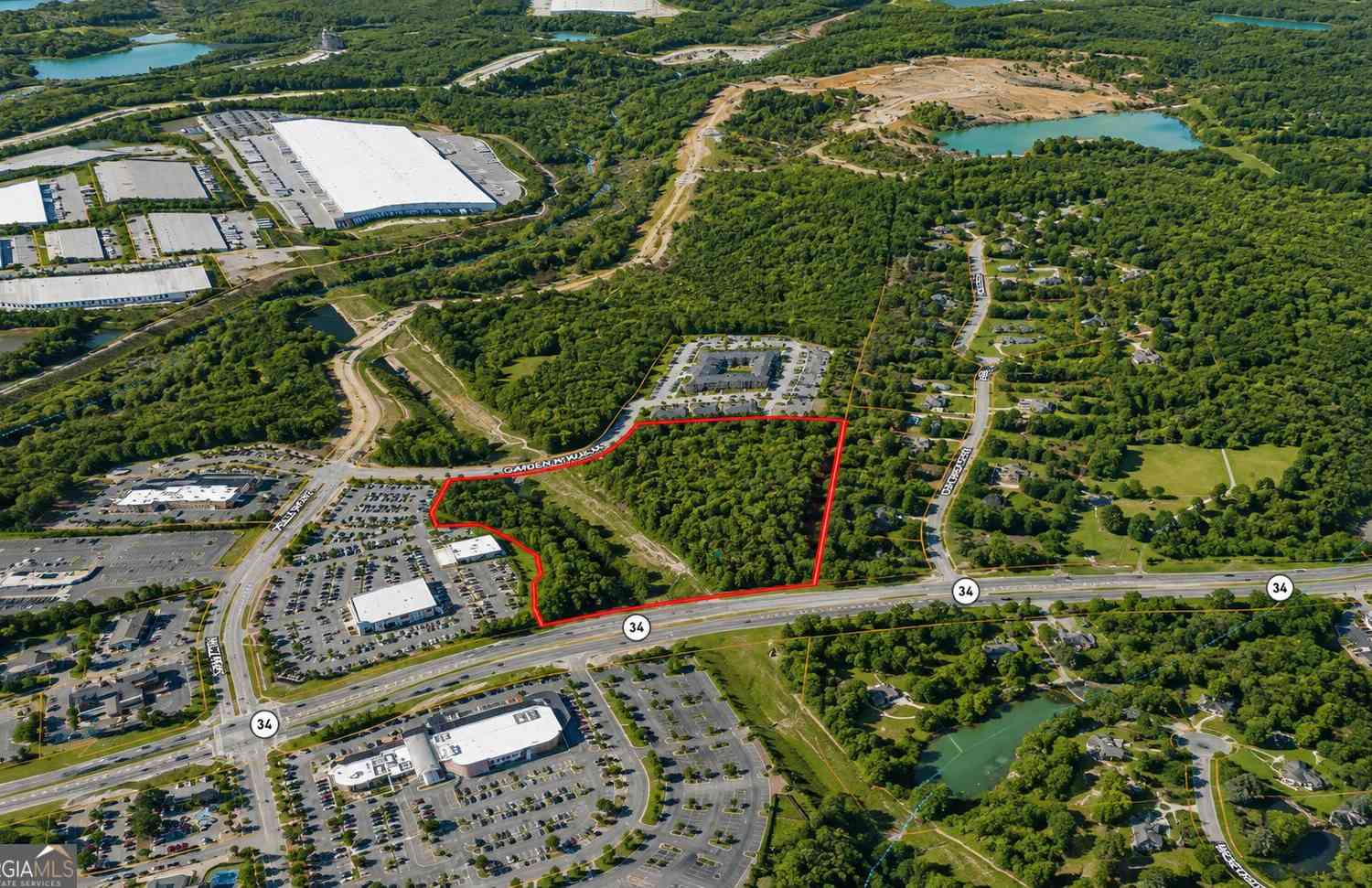 Vacant Land For Sale - 14.5 ACRES Hwy 34 E<br/> Coweta County, Newnan, GA 30265