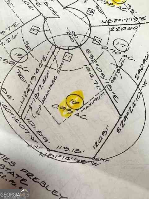 Vacant Land For Sale - LOT 16 Old Mill Way<br/> Statesboro, GA 30461