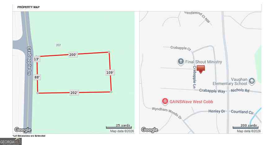 Vacant Land For Sale - Crabapple Lane<br/> Cobb County, Powder Springs, GA 30127