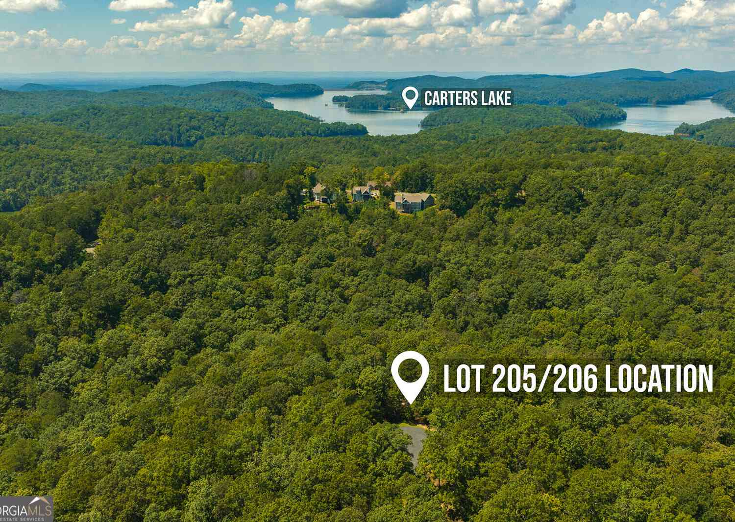 Vacant Land For Sale - LTS 205/206 Harris Ridge Drive<br/> Gilmer County, Ellijay, GA 30540