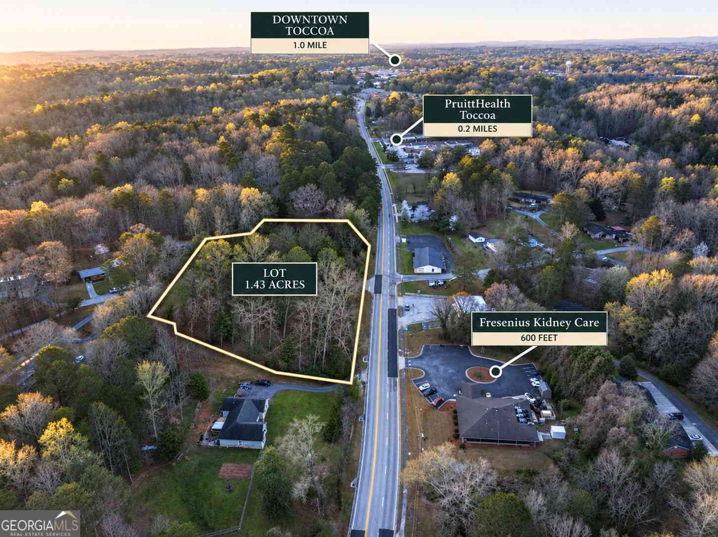 Vacant Land For Sale - 129 Green Forest Drive<br/> Toccoa, GA 30577