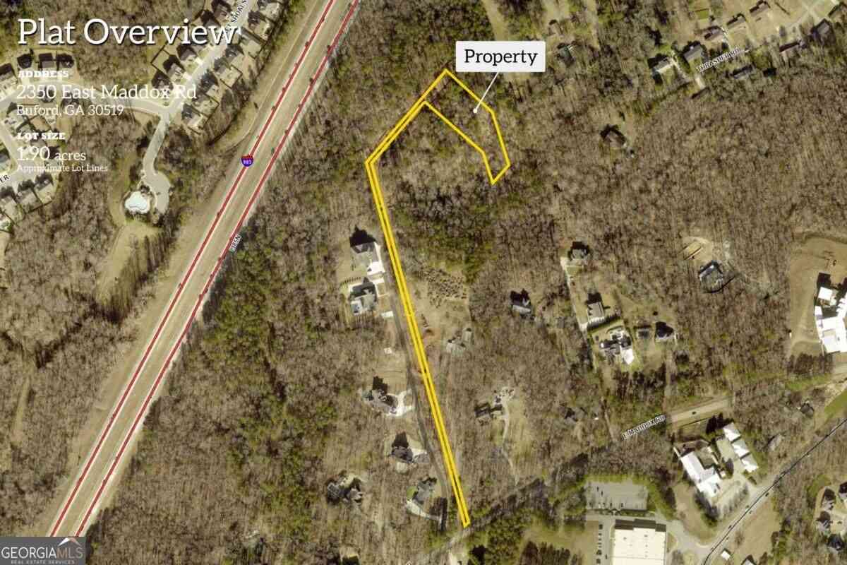 Vacant Land For Sale - 2350 East Maddox Road<br/> Buford, GA 30519