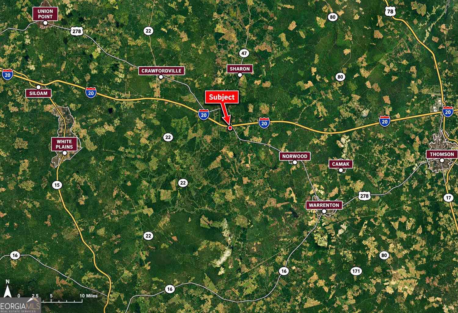 Vacant Land For Sale - 2.62 ACRES Powellton Rd<br/> Norwood, GA 30821