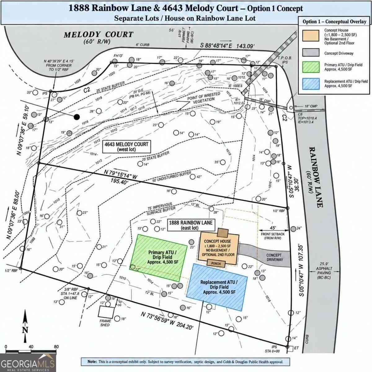 Vacant Land For Sale - 4643 Melody Court<br/> Powder Springs, GA 30127