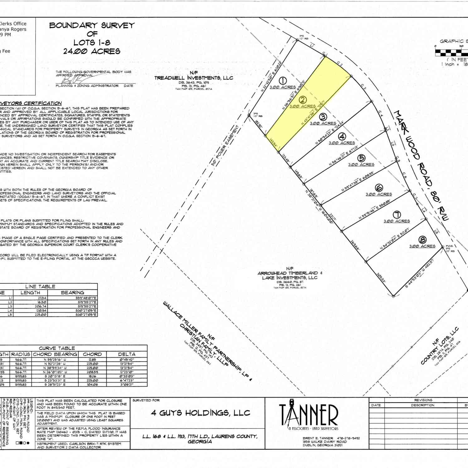 Vacant Land For Sale - Mark Wood Rd. Lot 2<br/> Dexter, GA 31019
