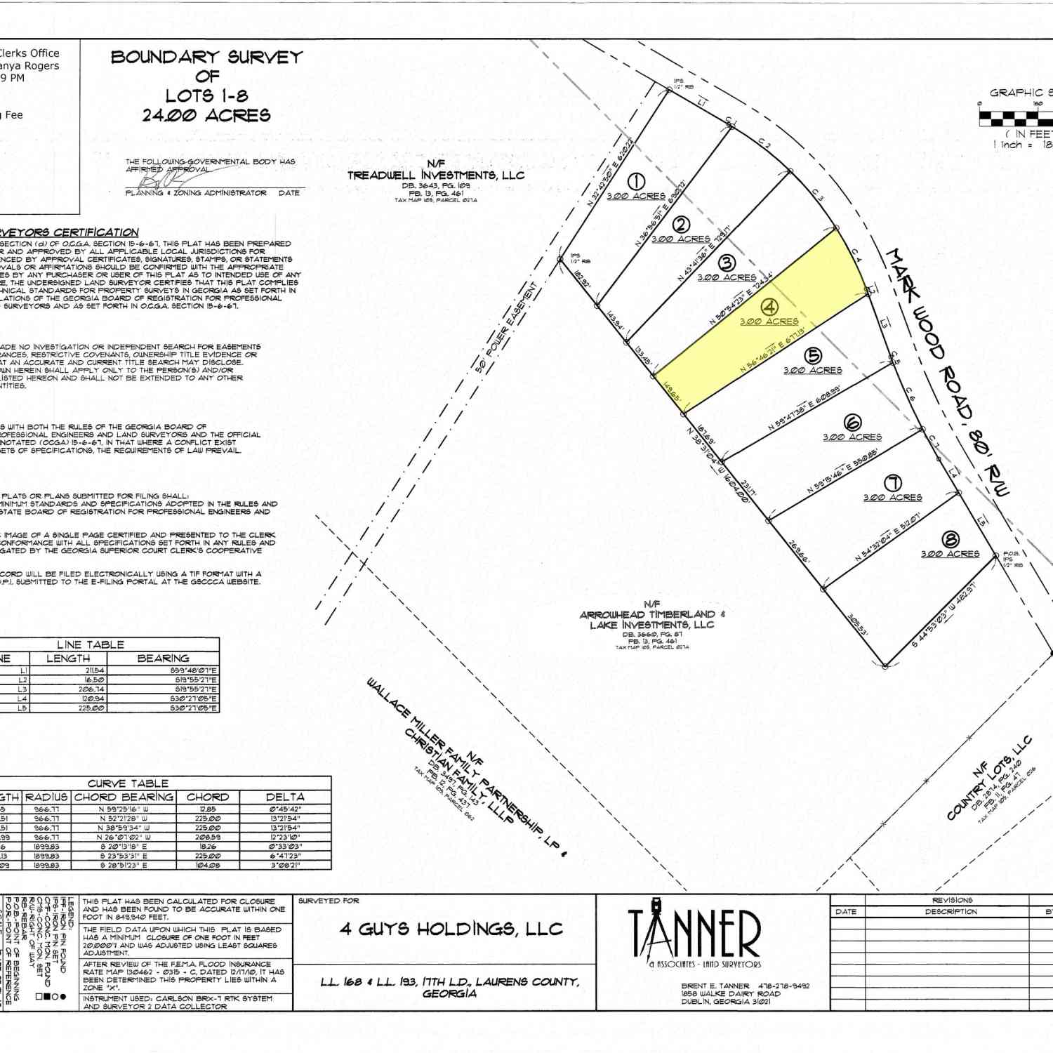Vacant Land For Sale - Mark Wood Rd. Lot 4<br/> Dexter, GA 31019
