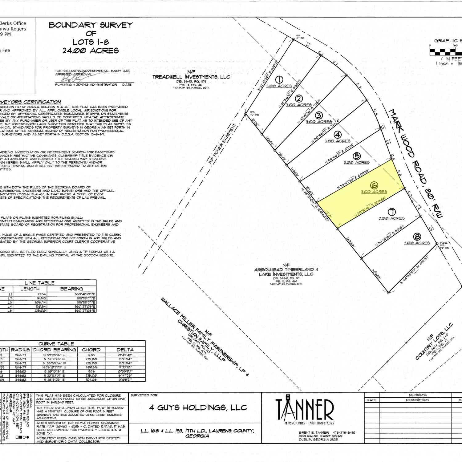Vacant Land For Sale - Mark Wood Rd. Lot 6<br/> Dexter, GA 31019