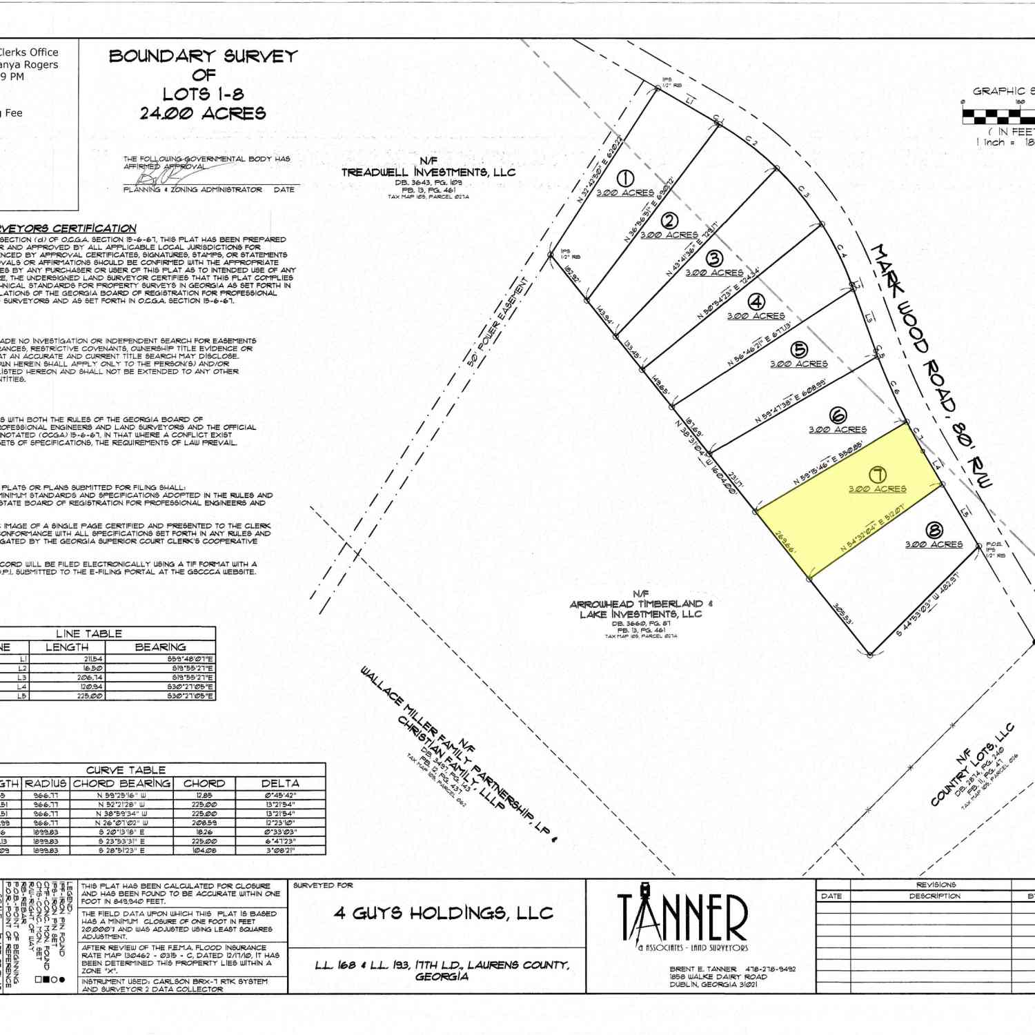 Vacant Land For Sale - Mark Wood Rd. Lot 7<br/> Dexter, GA 31019