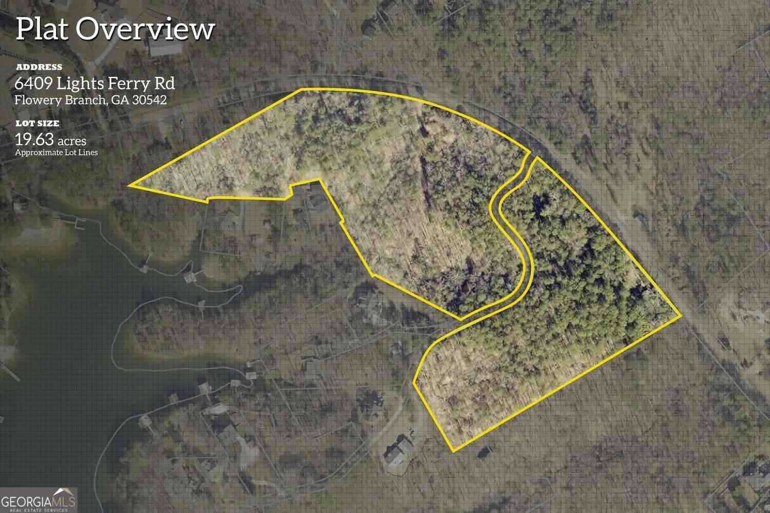 Vacant Land For Sale - 6409 Lights Ferry Road<br/> Flowery Branch, GA 30542