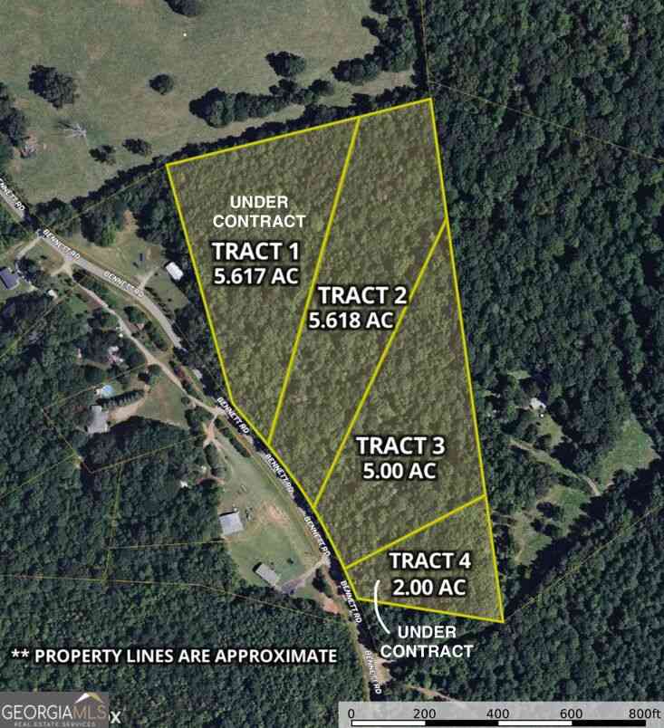 Vacant Land For Sale - Bennett Road #LOT 2<br/> Homer, GA 30547