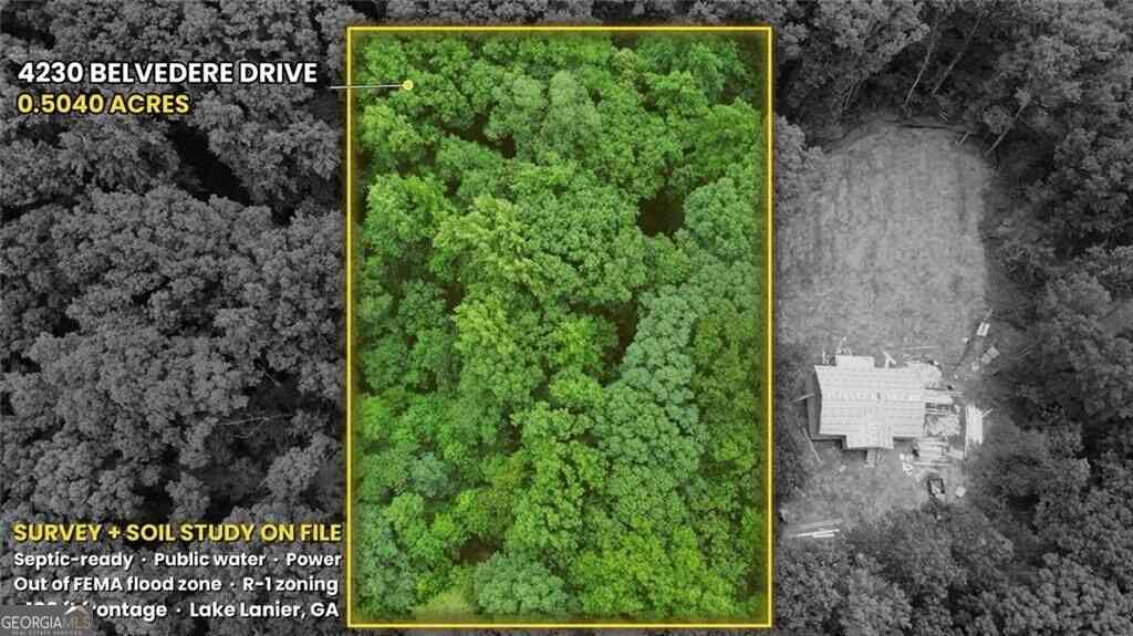 Vacant Land For Sale - 4230 Belvedere Drive<br/> Gainesville, GA 30506