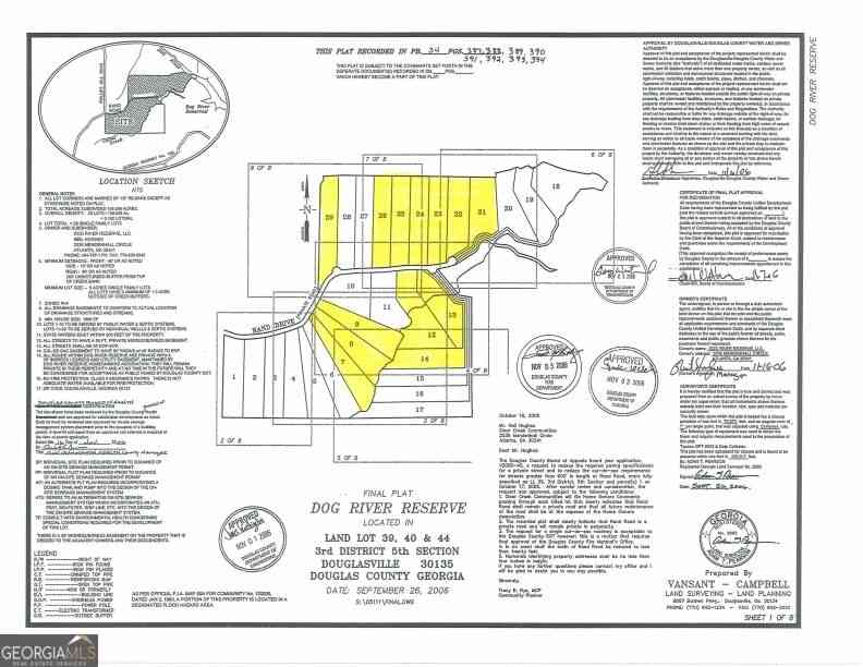 Vacant Land For Sale - 7230 Rand Drive<br/> Douglasville, GA 30135