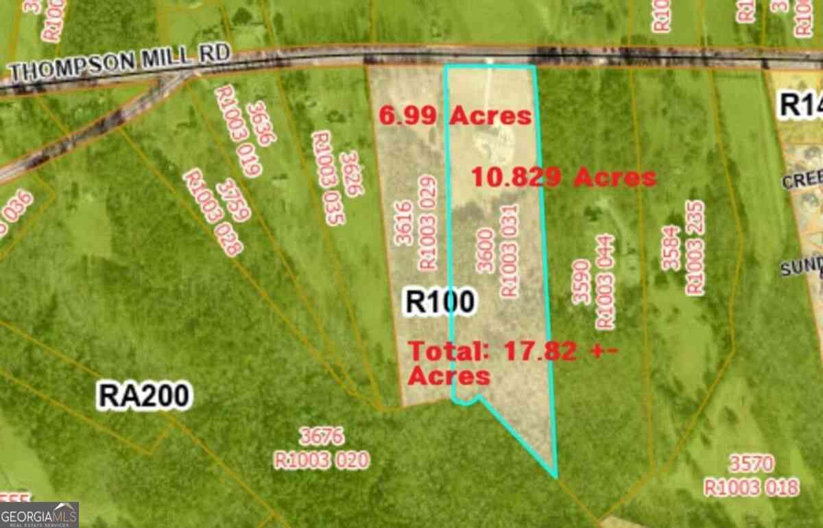 Vacant Land For Sale - 3616 Thompson Mill Road<br/> Buford, GA 30519