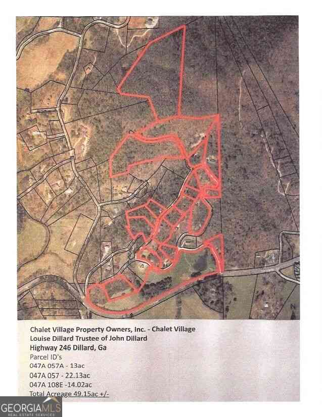 Vacant Land For Sale - 638 Chalet Village Lane<br/> Rabun County, Dillard, GA 30537
