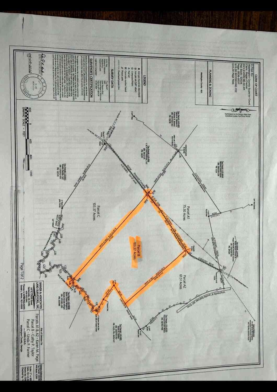 Vacant Land For Sale - Peacock Crossing<br/> Washington County, Tennille, GA 31089