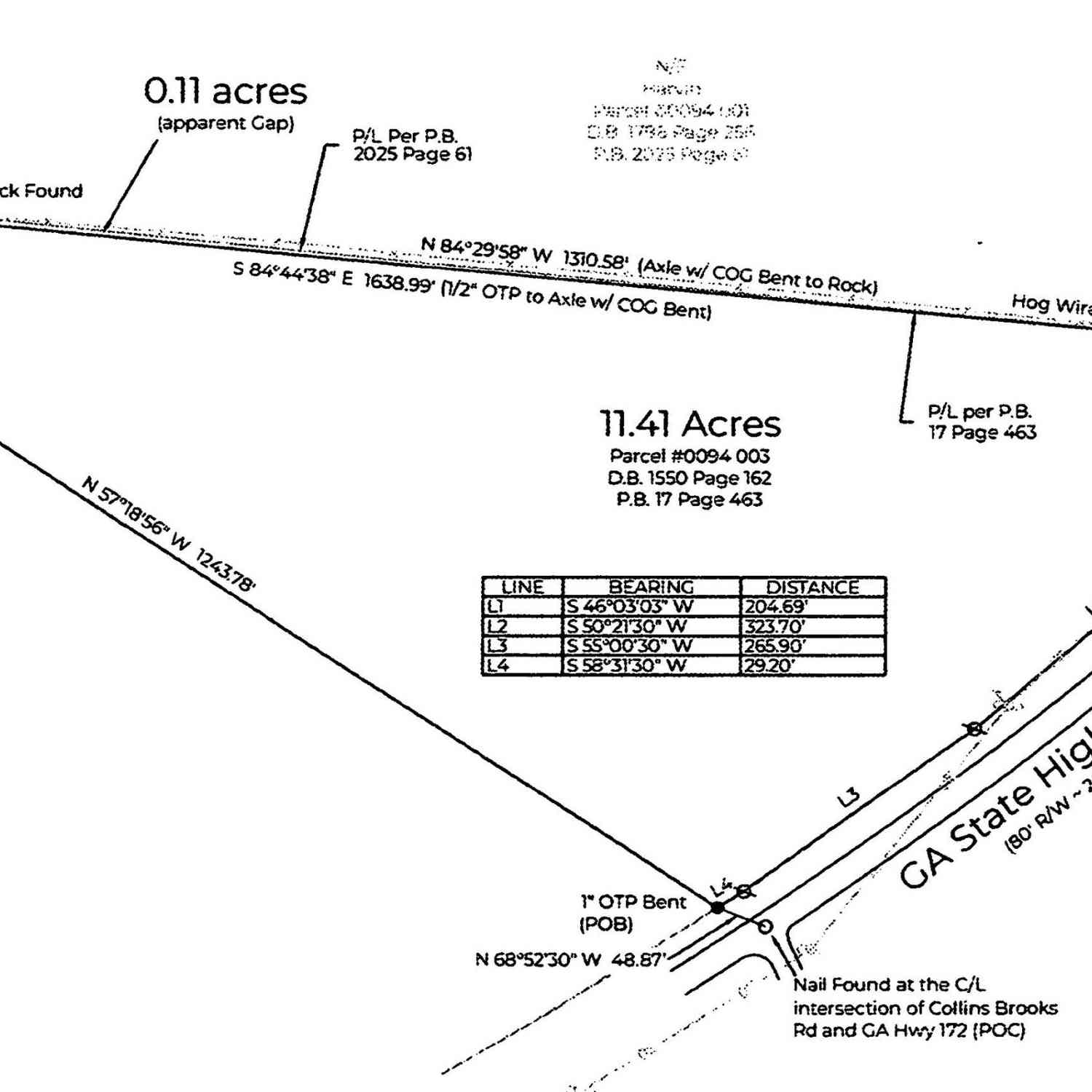 Vacant Land For Sale - 0000 Highway 172<br/> Madison County, Comer, GA 30629