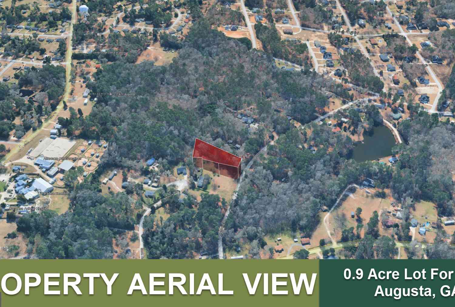 Vacant Land For Sale - 2910 Old Morris Road<br/> Augusta, GA 30909