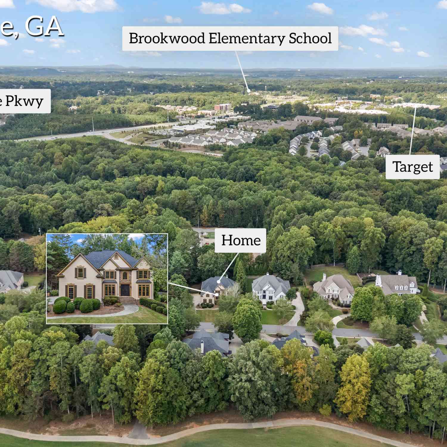 Homes For Sale - 5545 Stoneleigh Drive<br/> Suwanee, GA 30024