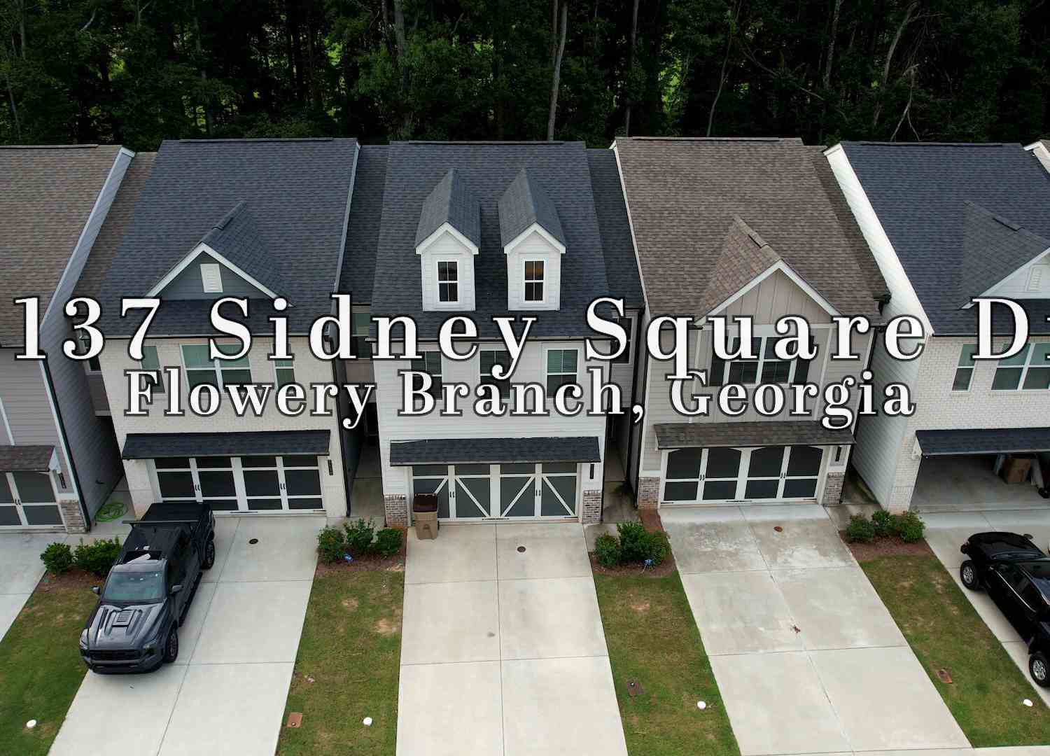 Townhouse For Sale - 5137 Sidney Square Drive<br/> Flowery Branch, GA 30542