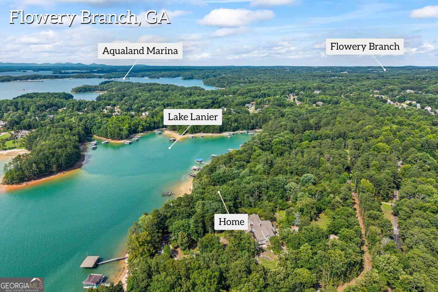 Homes For Rent - 6576 Yacht Club Road<br/> Flowery Branch, GA 30542