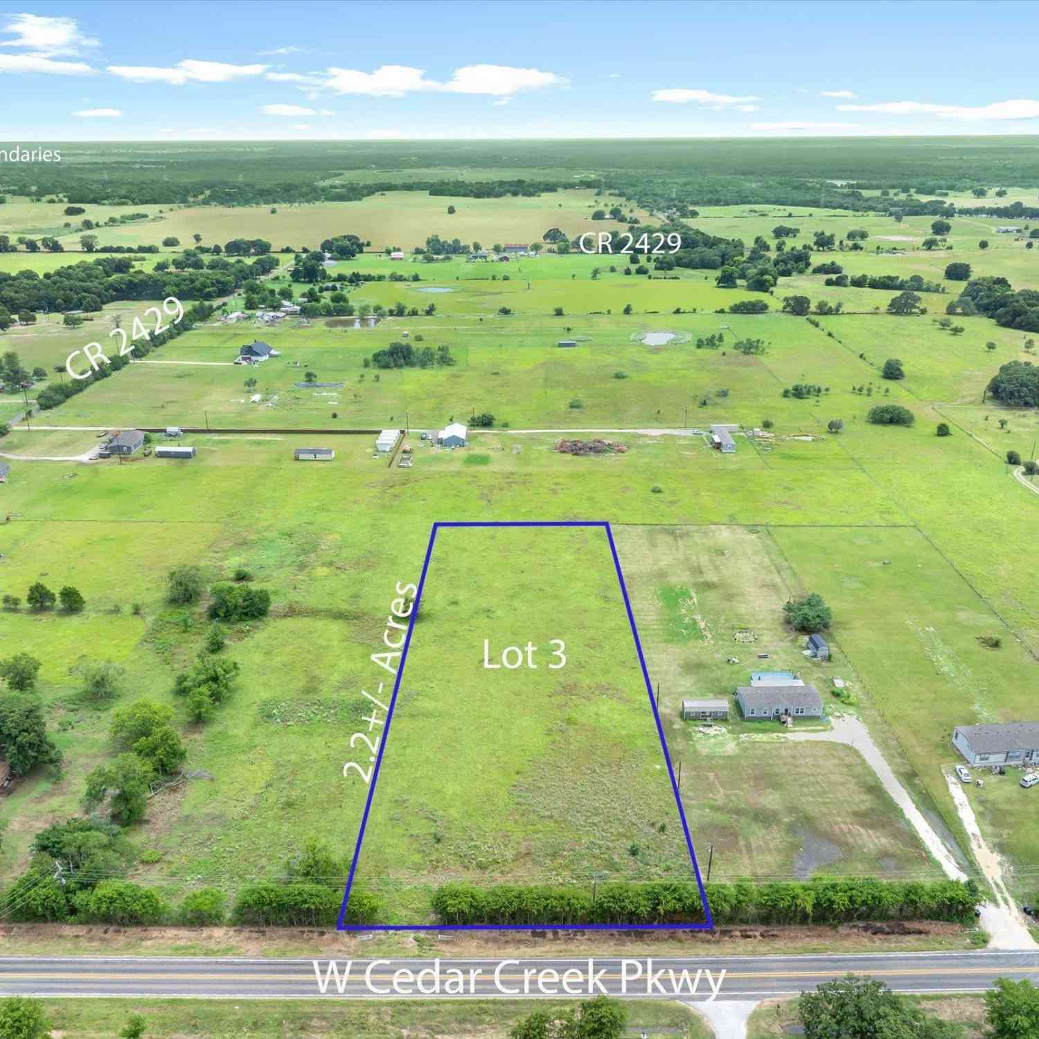 Homes For Sale - LOT 3R W Cedar Pkwy<br/> Kemp, TX 75143