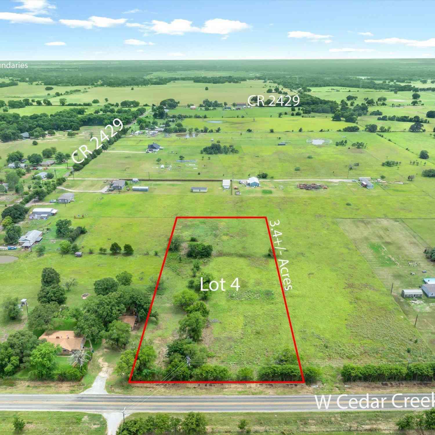 Homes For Sale - LOT 4R W Cedar Pkwy<br/> Kemp, TX 75143