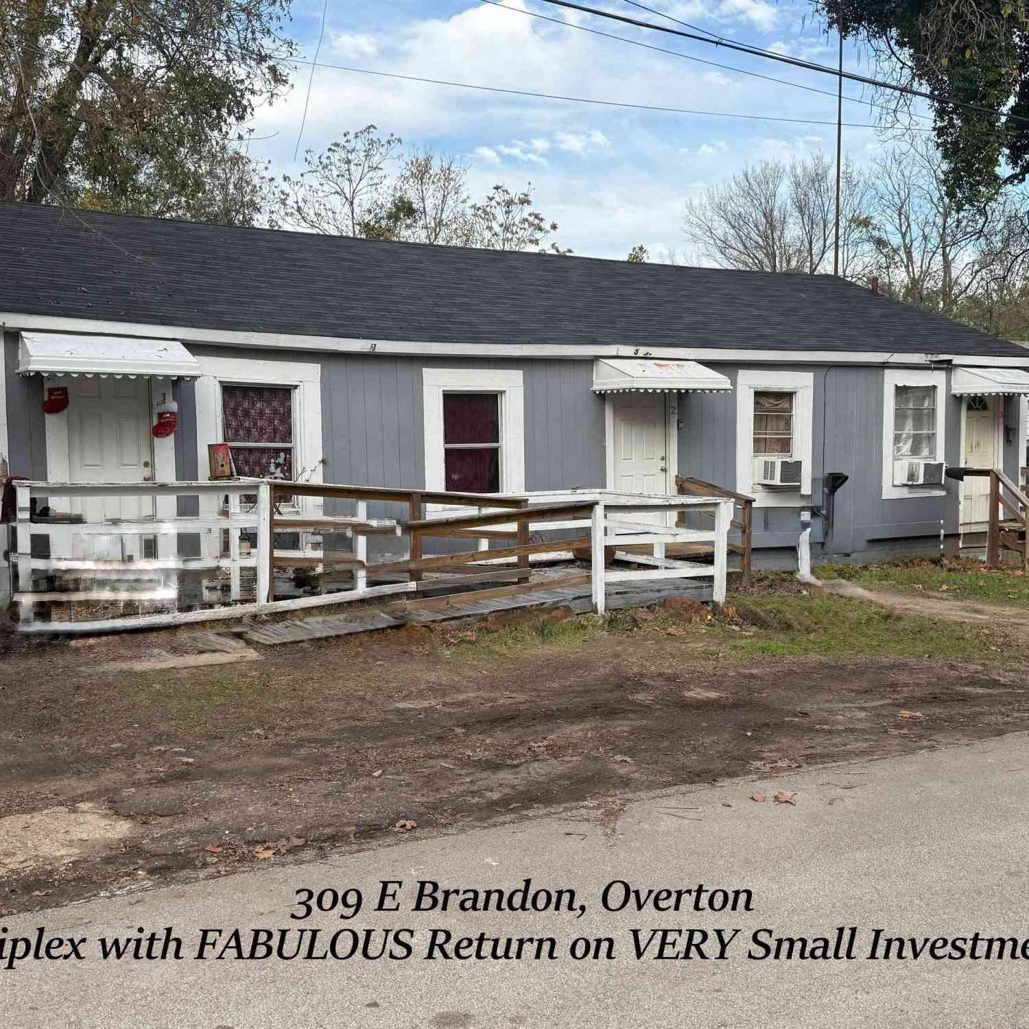 Multifamily For Sale - 309 E Brandon St.<br/> Overton, TX 75684