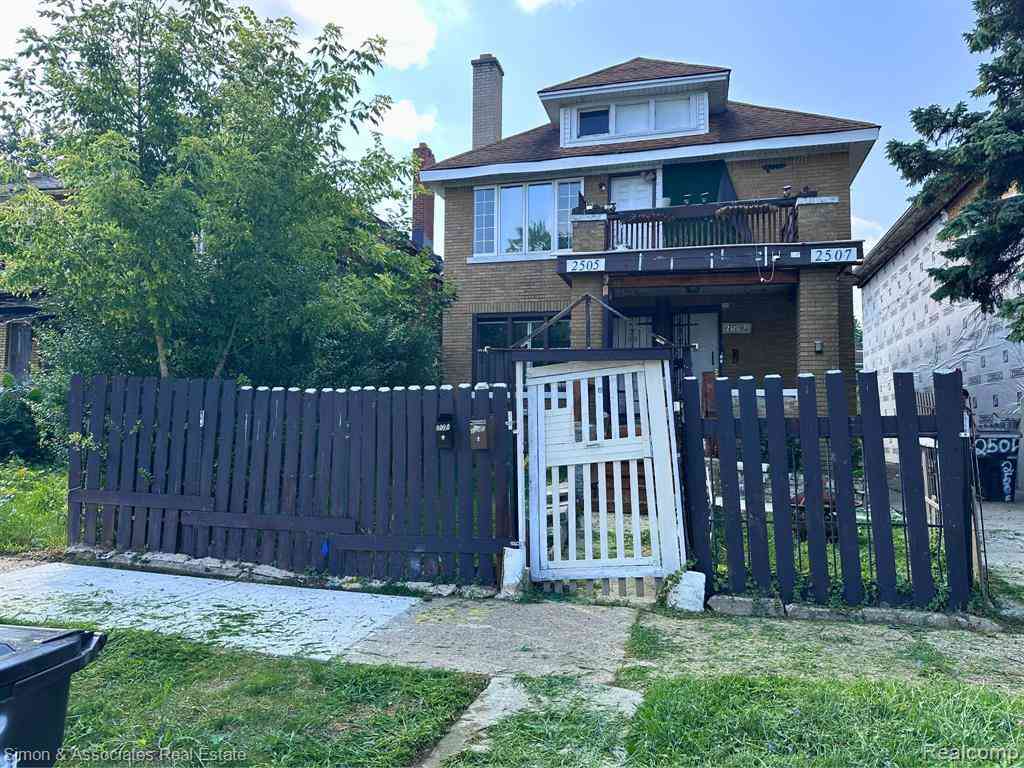 Multifamily For Sale - 2505 W Buena Vista Street <br/> Detroit, MI 48238