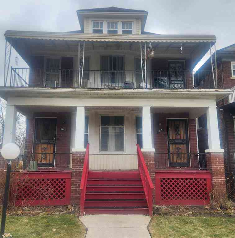 Multifamily For Sale - 1447 W Euclid Street <br/> Wayne County, Detroit, MI 48206
