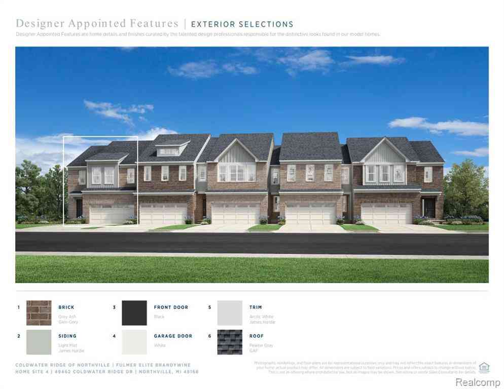 Condo For Sale - 49462 Coldwater Ridge Drive <br/> Northville, MI 48168