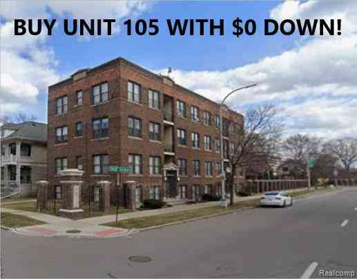 Condo For Sale - 7740 3rd Street  #105<br/> Detroit, MI 48202