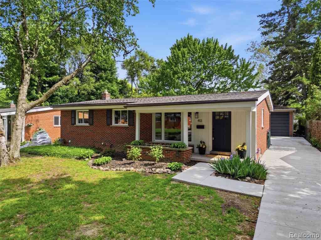 Homes For Sale - 413 Poplar Avenue <br/> Royal Oak, MI 48073