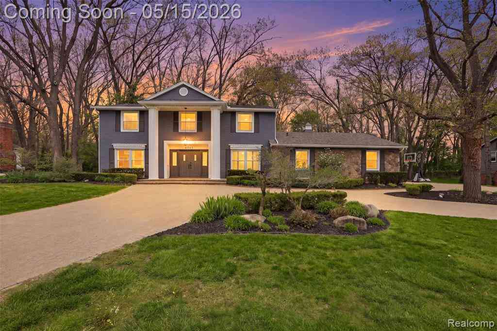 Homes For Sale - 4243 Sunningdale Drive <br/> Bloomfield Hills, MI 48302