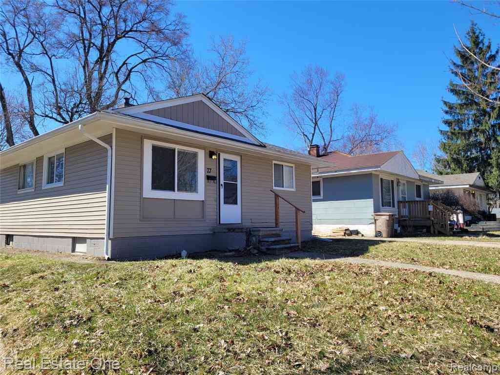 Homes For Sale - 77 W Rutgers Avenue <br/> Pontiac, MI 48340
