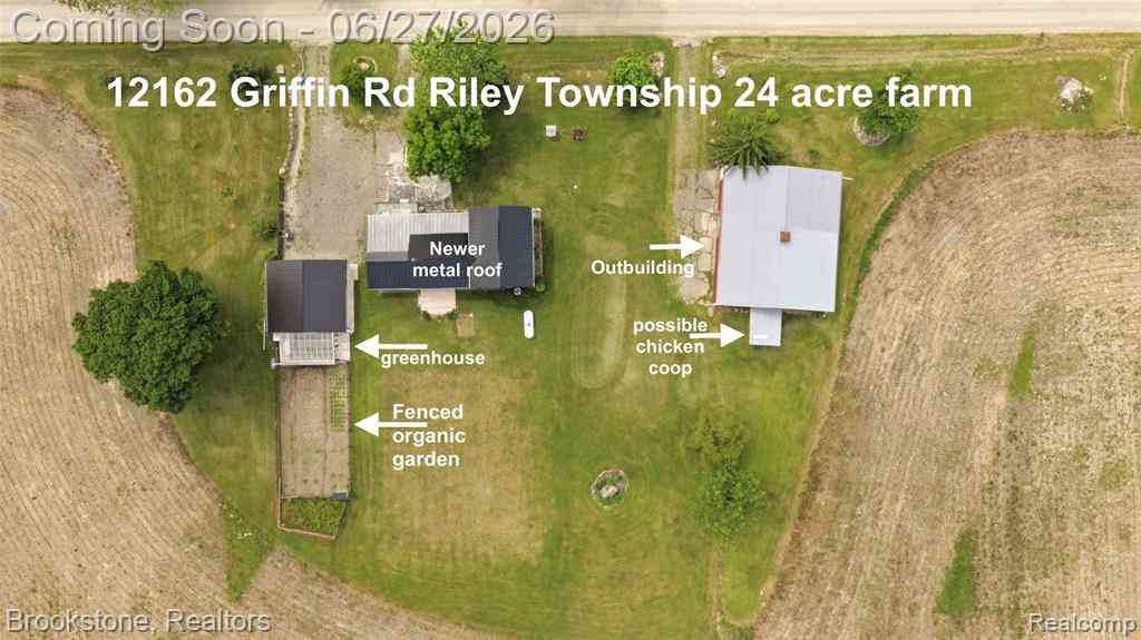 Homes For Sale - 12162 Griffin Road <br/> Saint Clair County, Riley, MI 48041