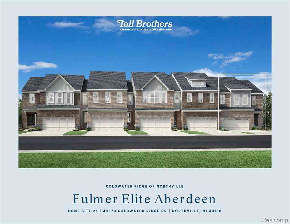 Condo For Sale - 49578 Coldwater Ridge Drive  #23<br/> Northville, MI 48168
