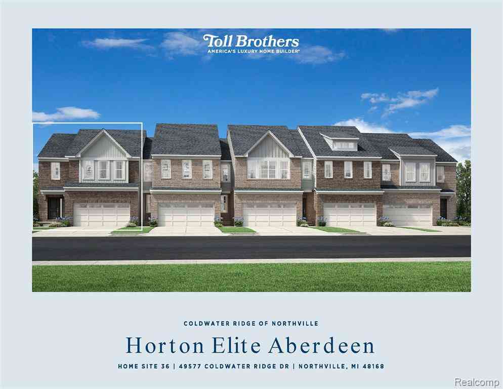Condo For Sale - 49577 Coldwater Ridge Drive  #36<br/> Northville, MI 48168